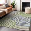 Piper Looms Mayfield Swirls AMF765 Beige Machine Washable Area Rug Lifestyle Image Feature