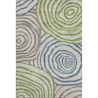 Piper Looms Mayfield Swirls AMF765 Beige Machine Washable Area Rug main image
