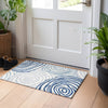 Piper Looms Mayfield Swirls AMF765 Blue Machine Washable Area Rug Scatter Lifestyle Image Feature