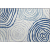 Piper Looms Mayfield Swirls AMF765 Blue Machine Washable Area Rug Scatter Main Image