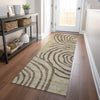 Piper Looms Mayfield Swirls AMF765 Brown Machine Washable Area Rug Runner Lifestyle Image Feature