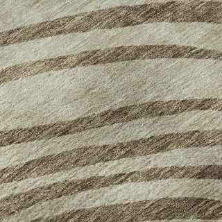 Piper Looms Mayfield Swirls AMF765 Brown Machine Washable Area Rug Swatch Image
