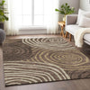 Piper Looms Mayfield Swirls AMF765 Fudge Machine Washable Area Rug Lifestyle Image Feature