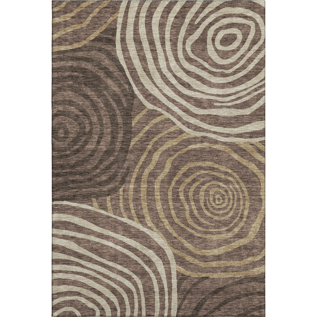 Piper Looms Mayfield Swirls AMF765 Fudge Machine Washable Area Rug main image