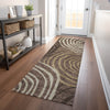 Piper Looms Mayfield Swirls AMF765 Fudge Machine Washable Area Rug Runner Lifestyle Image Feature