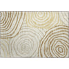 Piper Looms Mayfield Swirls AMF765 Gold Machine Washable Area Rug Scatter Main Image