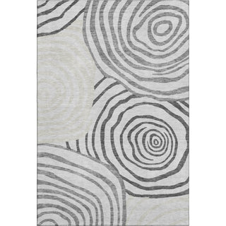Piper Looms Mayfield Swirls AMF765 Gray Machine Washable Area Rug main image