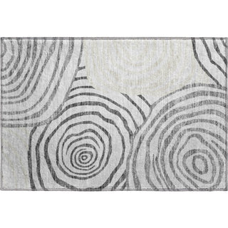 Piper Looms Mayfield Swirls AMF765 Gray Machine Washable Area Rug Scatter Main Image