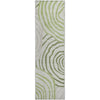 Piper Looms Mayfield Swirls AMF765 Green Machine Washable Area Rug Runner Main Image