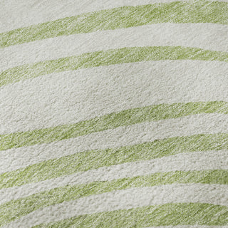 Piper Looms Mayfield Swirls AMF765 Green Machine Washable Area Rug Swatch Image
