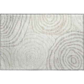 Piper Looms Mayfield Swirls AMF765 Ivory Machine Washable Area Rug Scatter Main Image