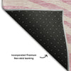 Piper Looms Mayfield Swirls AMF765 Pink Machine Washable Area Rug Backing Image