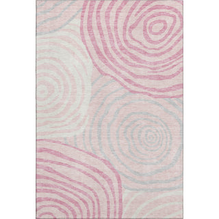 Piper Looms Mayfield Swirls AMF765 Pink Machine Washable Area Rug main image