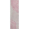 Piper Looms Mayfield Swirls AMF765 Pink Machine Washable Area Rug Runner Main Image