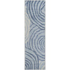 Piper Looms Mayfield Swirls AMF765 Sky Machine Washable Area Rug Runner Main Image