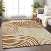 Piper Looms Mayfield Swirls AMF765 Terracotta Machine Washable Area Rug Lifestyle Image Feature