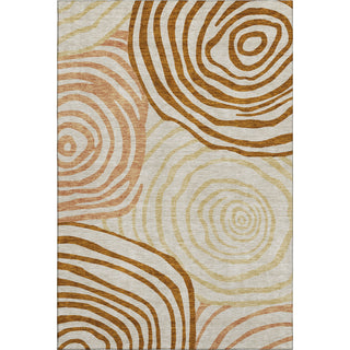 Piper Looms Mayfield Swirls AMF765 Terracotta Machine Washable Area Rug main image