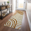 Piper Looms Mayfield Swirls AMF765 Terracotta Machine Washable Area Rug Runner Lifestyle Image Feature