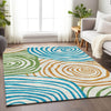 Piper Looms Mayfield Swirls AMF765 White Machine Washable Area Rug Lifestyle Image Feature