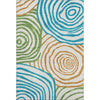 Piper Looms Mayfield Swirls AMF765 White Machine Washable Area Rug main image