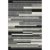 Piper Looms Mayfield Stripes AMF766 Black Machine Washable Area Rug main image