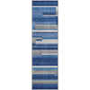 Piper Looms Mayfield Stripes AMF766 Blue Machine Washable Area Rug Runner Main Image