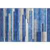 Piper Looms Mayfield Stripes AMF766 Blue Machine Washable Area Rug Scatter Main Image