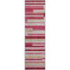 Piper Looms Mayfield Stripes AMF766 Blush Machine Washable Area Rug Runner Main Image