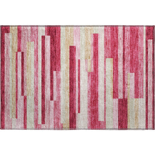 Piper Looms Mayfield Stripes AMF766 Blush Machine Washable Area Rug Scatter Main Image