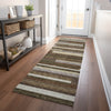 Piper Looms Mayfield Stripes AMF766 Brown Machine Washable Area Rug Runner Lifestyle Image Feature