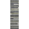 Piper Looms Mayfield Stripes AMF766 Charcoal Machine Washable Area Rug Runner Main Image
