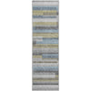 Piper Looms Mayfield Stripes AMF766 Gray Machine Washable Area Rug Runner Main Image
