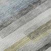 Piper Looms Mayfield Stripes AMF766 Gray Machine Washable Area Rug Swatch Image
