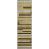 Piper Looms Mayfield Stripes AMF766 Khaki Machine Washable Area Rug Runner Main Image