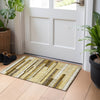 Piper Looms Mayfield Stripes AMF766 Khaki Machine Washable Area Rug Scatter Lifestyle Image Feature