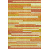 Piper Looms Mayfield Stripes AMF766 Orange Machine Washable Area Rug main image