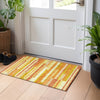 Piper Looms Mayfield Stripes AMF766 Orange Machine Washable Area Rug Scatter Lifestyle Image Feature