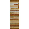 Piper Looms Mayfield Stripes AMF766 Paprika Machine Washable Area Rug Runner Main Image
