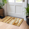 Piper Looms Mayfield Stripes AMF766 Paprika Machine Washable Area Rug Scatter Lifestyle Image Feature