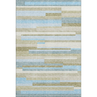 Piper Looms Mayfield Stripes AMF766 Sky Machine Washable Area Rug main image