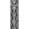 Piper Looms Mayfield Diamond AMF767 Black Machine Washable Area Rug Runner Main Image