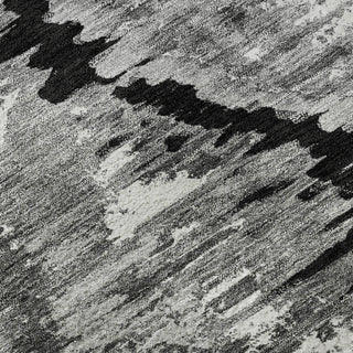 Piper Looms Mayfield Diamond AMF767 Black Machine Washable Area Rug Swatch Image