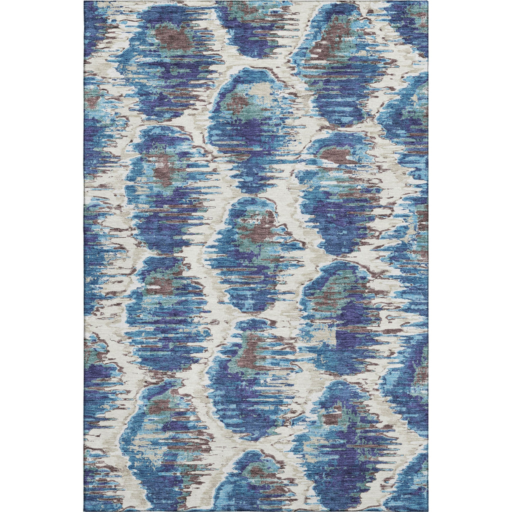 Piper Looms Mayfield Diamond AMF767 Blue Machine Washable Area Rug main image