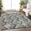 Piper Looms Mayfield Diamond AMF767 Charcoal Machine Washable Area Rug Lifestyle Image Feature