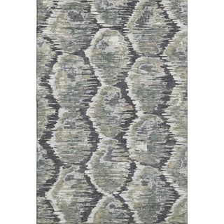 Piper Looms Mayfield Diamond AMF767 Charcoal Machine Washable Area Rug main image