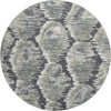 Piper Looms Mayfield Diamond AMF767 Charcoal Machine Washable Area Rug Round Main Image