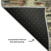 Piper Looms Mayfield Diamond AMF767 Copper Machine Washable Area Rug Backing Image