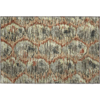 Piper Looms Mayfield Diamond AMF767 Copper Machine Washable Area Rug Scatter Main Image