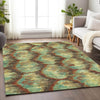 Piper Looms Mayfield Diamond AMF767 Fudge Machine Washable Area Rug Lifestyle Image Feature