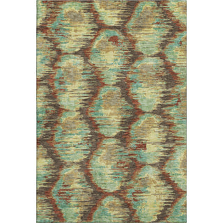 Piper Looms Mayfield Diamond AMF767 Fudge Machine Washable Area Rug main image